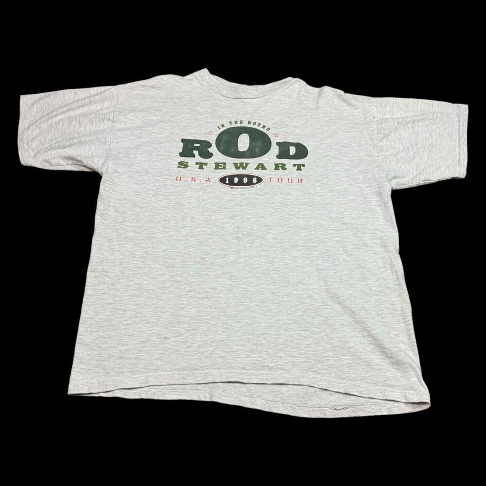 Tour Champ Vintage 1996‎ Rod Stewart USA Band Tour Shirt Adult XL